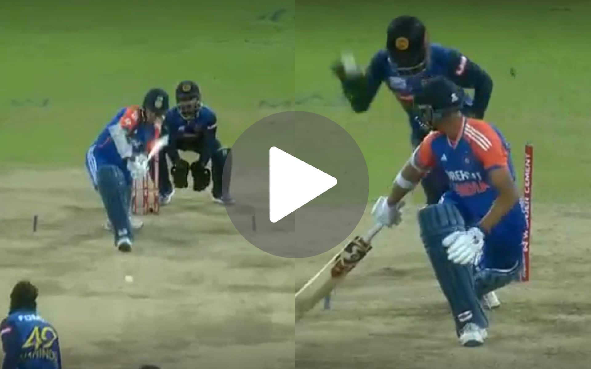 [Watch] Hasaranga Sets Perfect Trap For Yashasvi Jaiswal; Mendis Pulls Off A Dhoni Behind Stumps